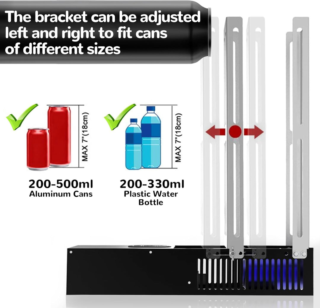 Elektrischer Dosenbrecher, Automatisches Recycling Von 6 oz bis 18 oz Aluminium-Metalldosen, Automat