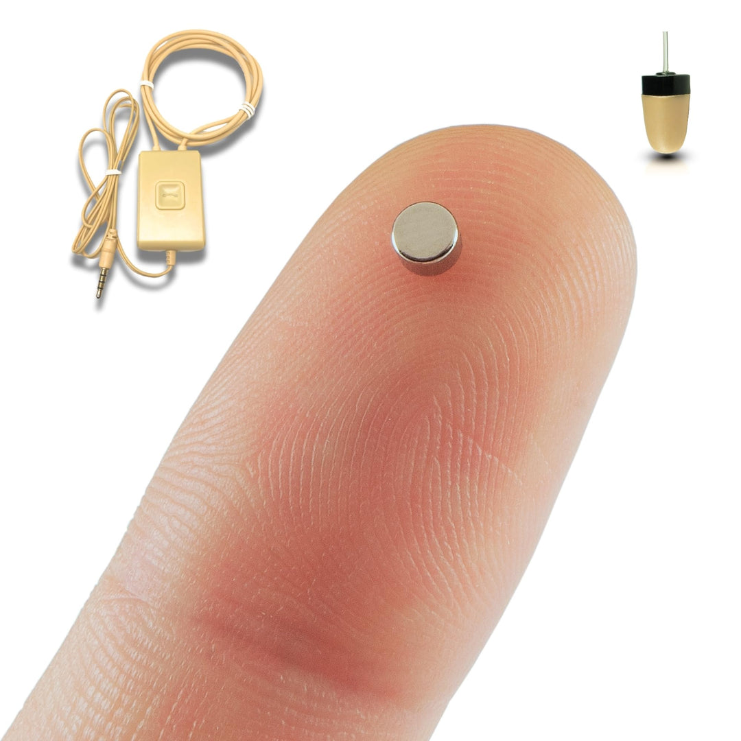 PingaOculto SpionageKopfhörer Prüfung Mini Nano Unsichtbare Kopfhörer für Handy mit Mikrofon - Unsic