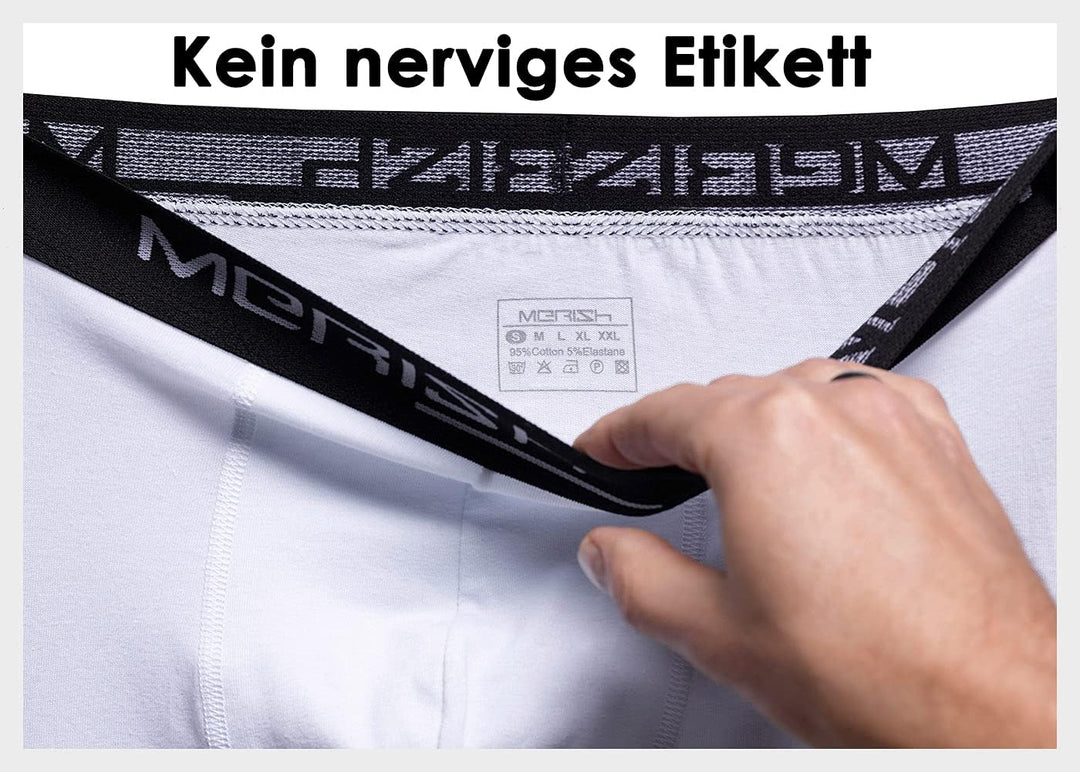 MERISH Boxershorts Herren 8-er / 12-er Pack S-5XL Unterwäsche Unterhosen Männer Men Retroshorts New,