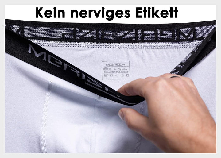MERISH Boxershorts Herren 8-er / 12-er Pack S-5XL Unterwäsche Unterhosen Männer Men Retroshorts New,
