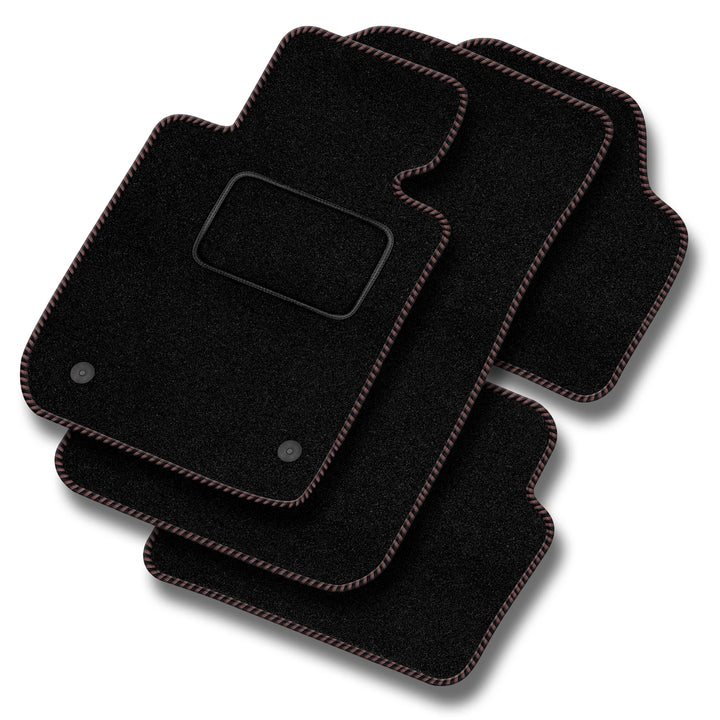 MOTOS Standard Velours-Fussmatten passend für Audi S5 F5 2016-2024 - Standard, Gewebt, Braun fussmat