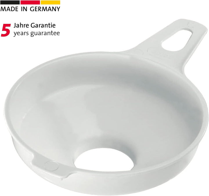 Westmark Einkoch-Set, 1 Passiermaschine/Passe-vite mit 2 Lochscheiben + 1 Einmach-/Marmeladen-Tricht
