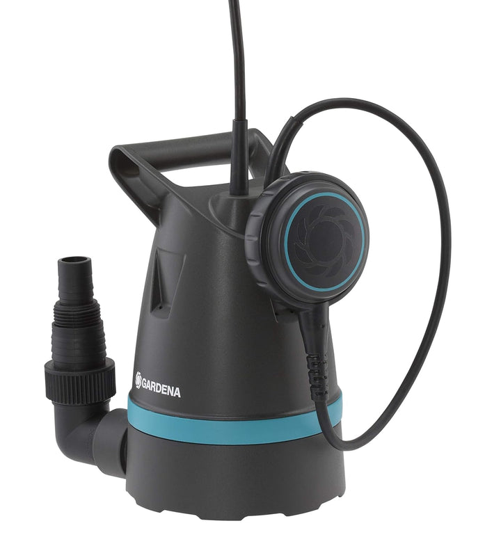 Gardena Klarwasser-Tauchpumpe 8600 Basic: Entwässerungspumpe & Pumpen-Anschlusssatz: Schlauchkupplun