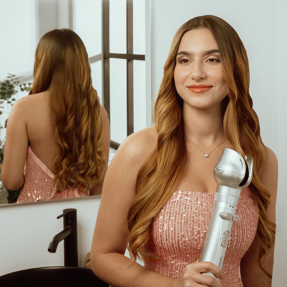 Cecotec 6-in-1 Keramikbürste, 6-in-1, Gyro, Leistung 1100 W, 6 Köpfe, automatische Locke, 360-Grad-K