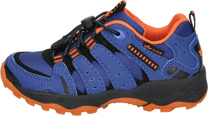Lico Unisex Kinder Fremont Trekkingsschuhe 26 EU Blau Schwarz Orange, 26 EU Blau Schwarz Orange
