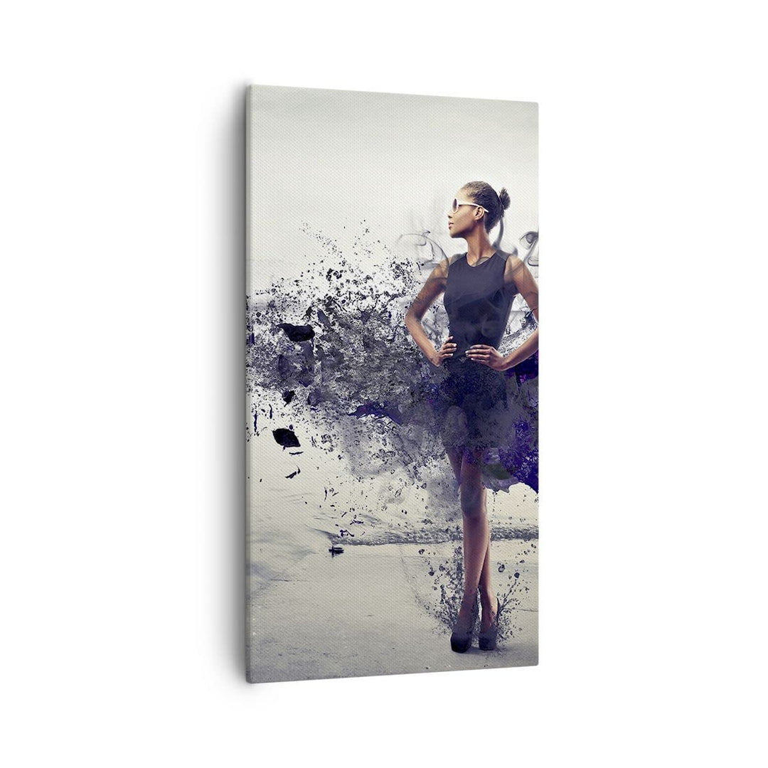 Bilder auf Leinwand 55x100cm Leinwandbild mit Rahmen Afrika modell schönheit komposition Gross Wandd