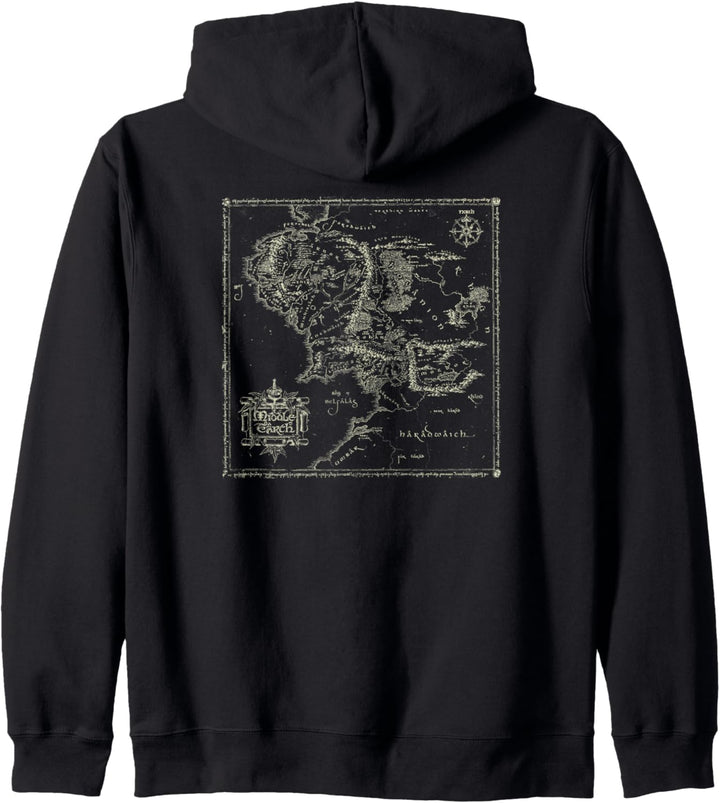 The Lord of the Rings Map of Middle Earth Kapuzenjacke
