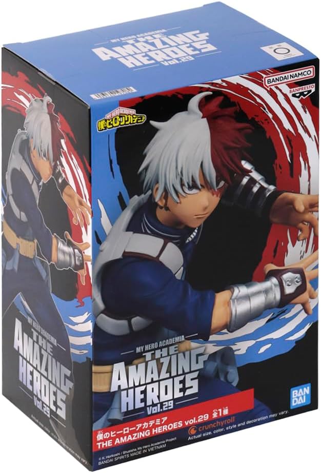 Banpresto My Hero Academia - Shoto Todoroki - Figurine The Amazing Heroes 15cm
