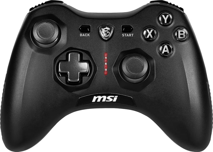 MSI Force GC20 V2 Kabelgebundener PC-Gamepad Controller - austauschbare D-Pad-Abdeckungen, Zwei Vibr