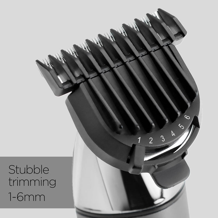BaByliss Super X Metall-Bartschneider für Männer, Präzisions-Stoppel- und Bartpflegeset, kabellos, w