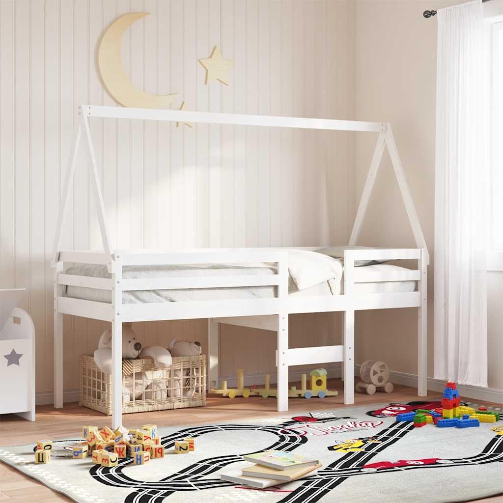 vidaXL Dach für Kinderbett, Kinderbettdach mit offener Seite, Kinderbetthimmel für Schlafzimmer, Bet