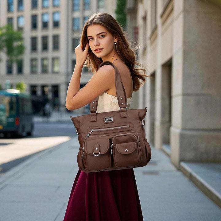 KL928 Handtasche Damen Tasche Umhängetasche Schultertasche Damentaschen gross für Damen Frauentasche