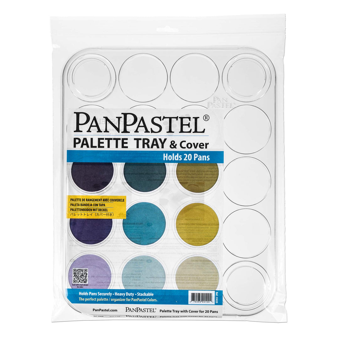 PanPastel 35020 Palette Tablett, 35,6 x 27,9 cm, 20 Mulden, Weiss/opulenter Garten, Nicht zutreffend