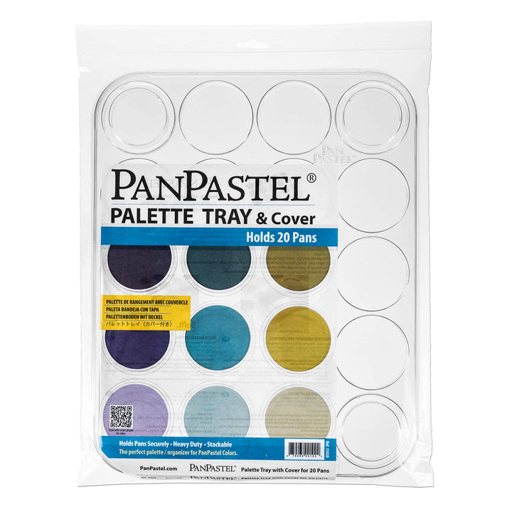 PanPastel 35020 Palette Tablett, 35,6 x 27,9 cm, 20 Mulden, Weiss/opulenter Garten, Nicht zutreffend