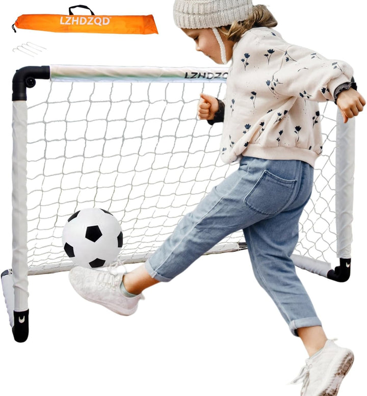LZHDZQD Fussballtor, Kinder Fussballtor 60x45cm/ 90x60cm/ 115x80cm Fussballtore für Garten Kinder, F