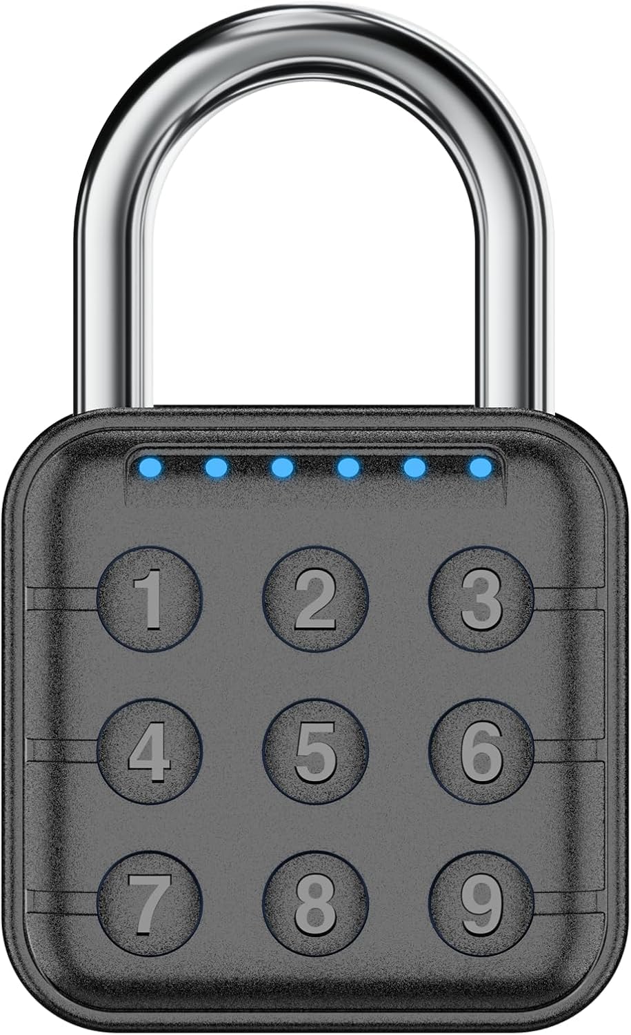 6 Stellig Schwer Zahlenschloss, Vorhängeschloss mit Zahlencode, IP67 Wasserdicht Hohe Sicherheit Loc