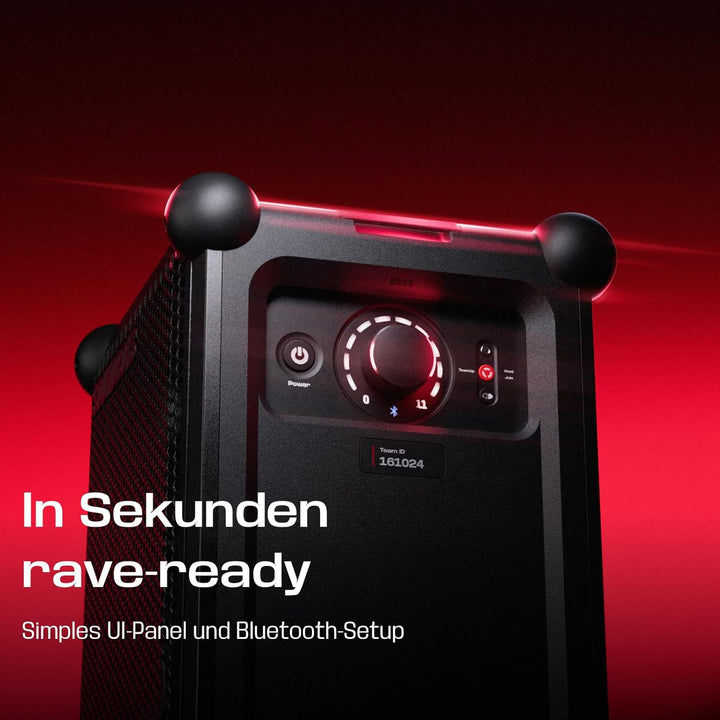 SOUNDBOKS Mix – Tragbarer Bluetooth-Lautsprecher – Robust & Wetterfest (IP65) – USB-C Akku – Extrem