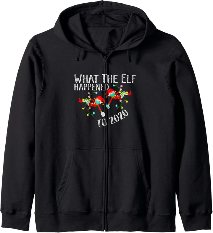 What the Elf Happened to 2020 - Funny Christmas Kapuzenjacke