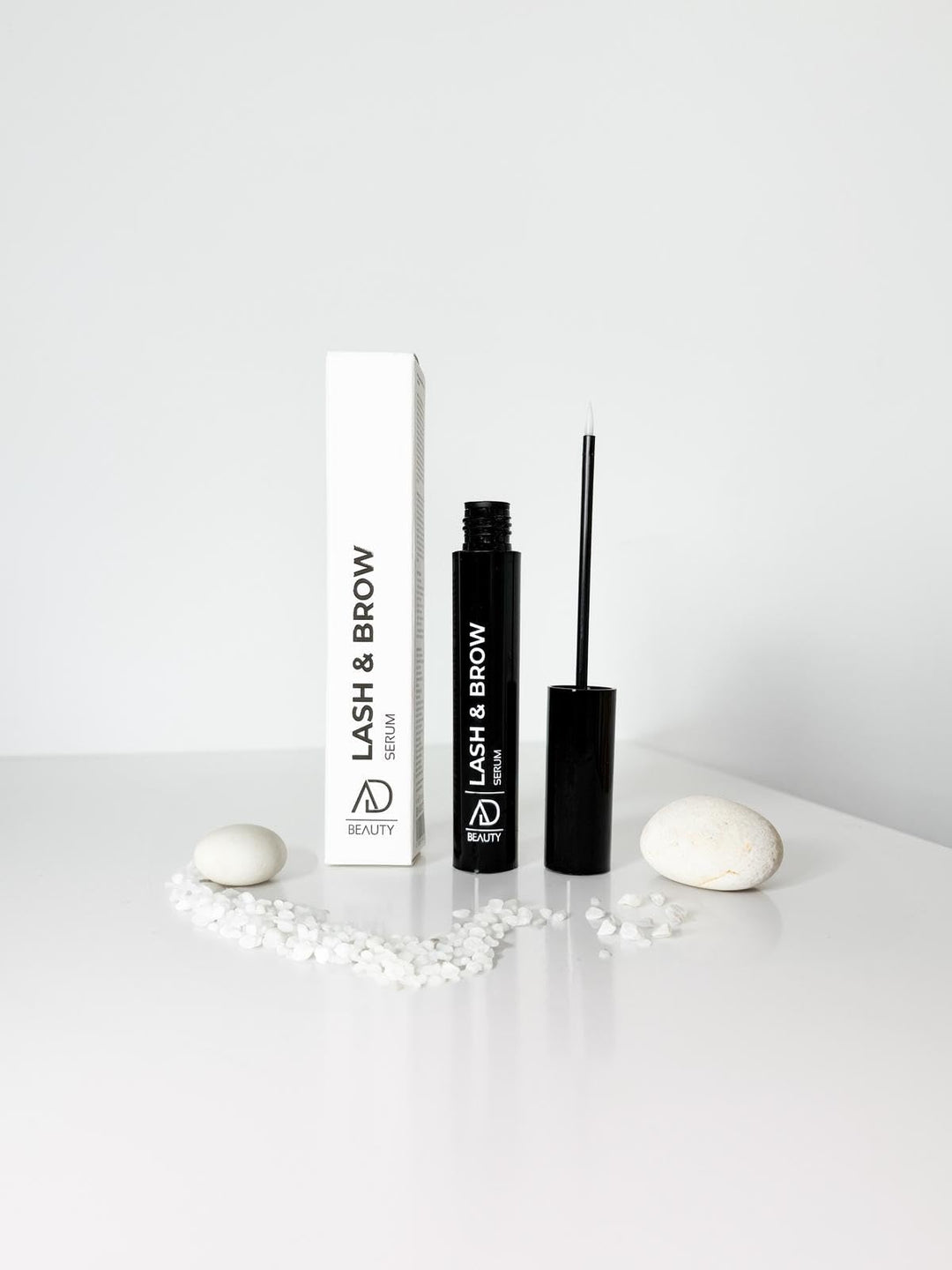 Wimpernserum AD BEAUTY Lash & Brow Serum – für längere Wimpern & dichtere Augenbrauen – hormonfrei &