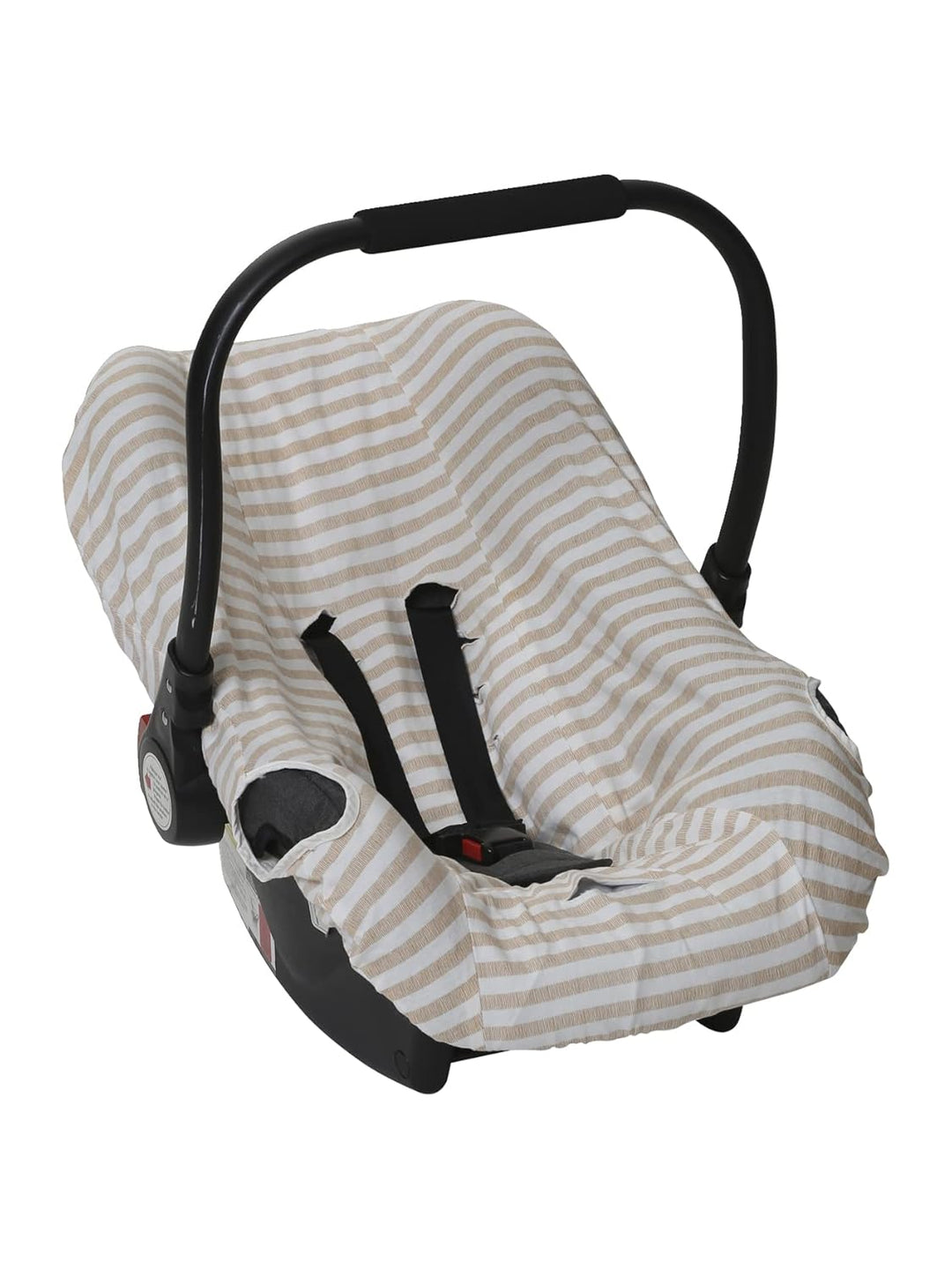 VERTBAUDET Schonbezug für Babyschale Gr. 0+ beige gestreift ONE SIZE