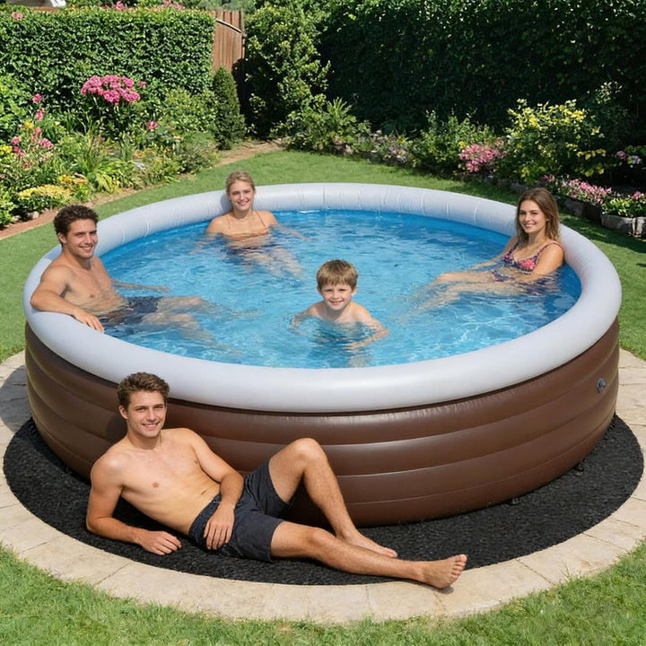 Pool-Folie, pannensichere Abdeckung, 2,5 m vorgeschnittene, wasserdichte Folie, für Schwimmbäder, Ou