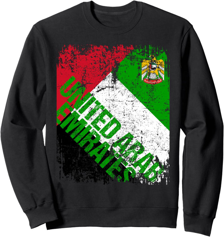 ARABISCHE EMIRATE Flagge Damen Herren Kinder ARAB EMIRATES Sweatshirt