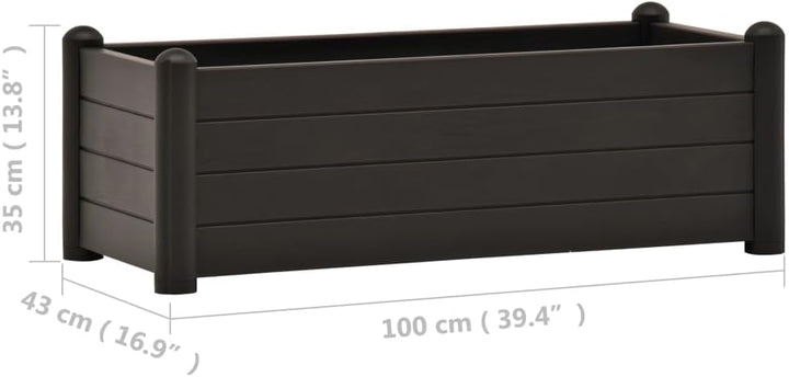 vidaXL Garten Hochbeet Blumenkasten Pflanzkasten Gemüsebeet Kräuterbeet Frühbeet Pflanzbeet Blumenkü