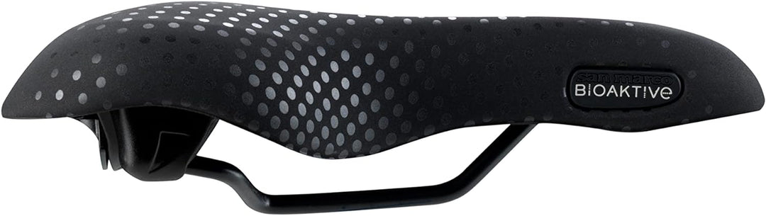 Selle San Marco Unisex – Erwachsene Bioaktive Trekking Open Fit Gel Sättel L black suede, L black su