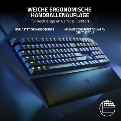 Razer Huntsman V2 (Red Switch) - Praktisch latenzfreie Optische Gaming-Tastatur (Lineare Optische Sw