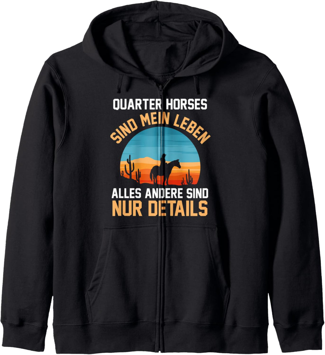 Reiten Pferde Quarter Horse Pferd Kapuzenjacke