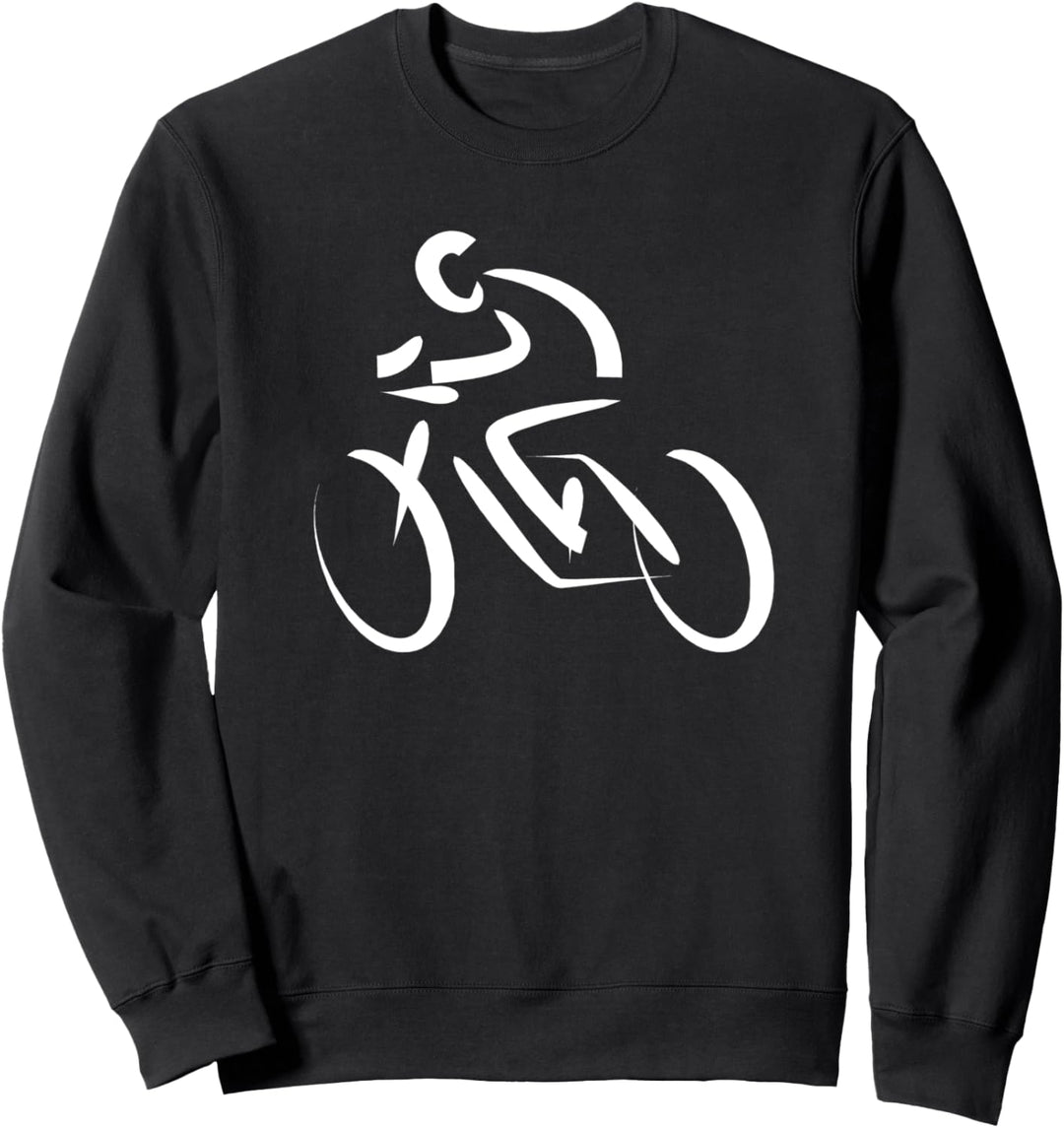Cycling Cyclist on Bike Sweatshirt