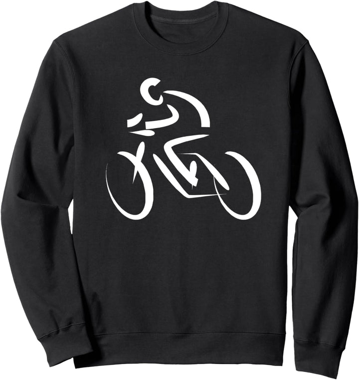 Cycling Cyclist on Bike Sweatshirt