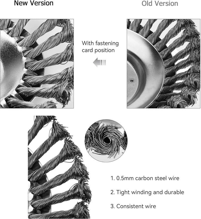 munloo Unkrautbürste Freischneider, Profi Wildkrautbürste für Motorsense, 200mm*25.4mm Ultimate Trim