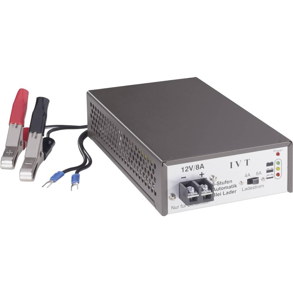 IVT 3-Stufen-Automatik-Tischlader 12V 4A, 8A umschaltbar