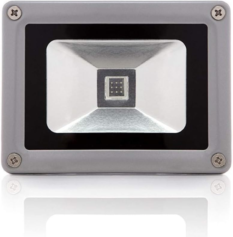 LED Scheinwerfer Flutlicht 10W 850Lm IP65 Brico Rot 30.000H [BQFS11510-R] | Greenice, Rot