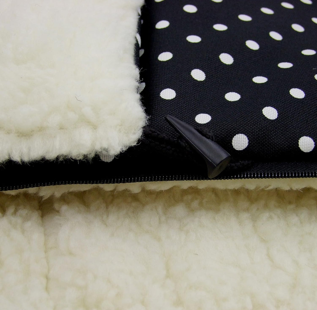 universaler Winterfusssack (108cm), auch geeignet für Babyschale, Kinderwagen, Buggy, aus Wolle DESI