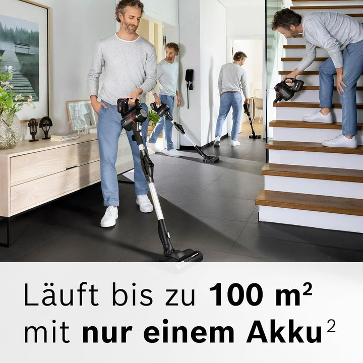 Bosch Akku-Staubsauger Unlimited 7 BSS715FRSH, kabellos, Knickrohr, Hygiene-Filter, 10 Jahre Motorga