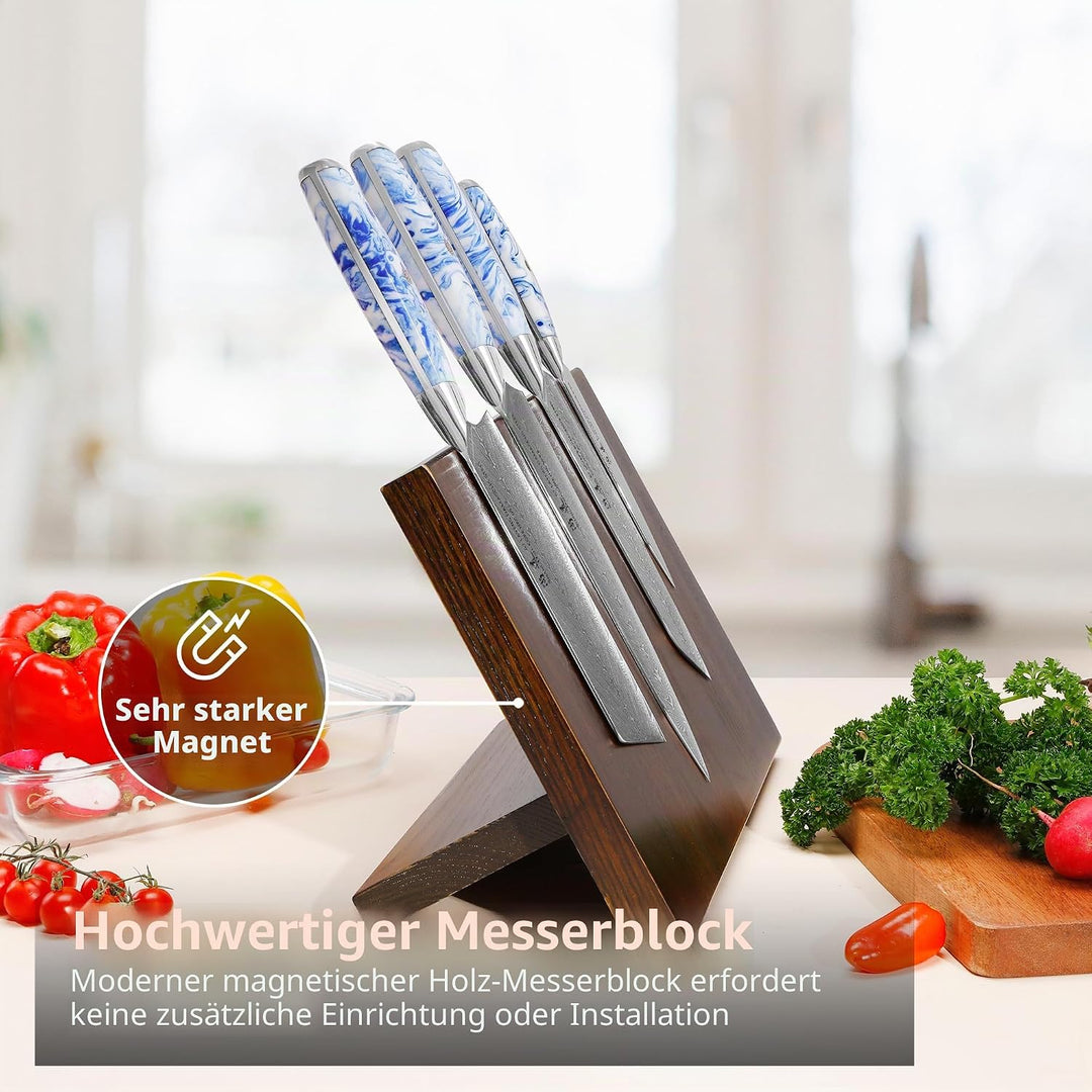 SHANGDAO Japanisches Kiritsuke-Messer,geschmiedeter VG10-Damaststahl, Brustmesser, Fleischschneide,V
