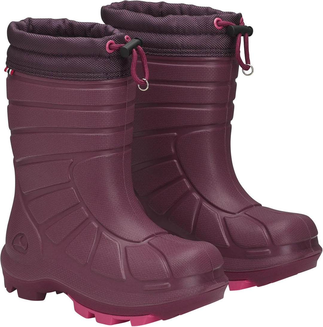 Viking Unisex Kinder Extreme Warm Schneestiefel 37 EU Dark Pink Magenta, 37 EU Dark Pink Magenta