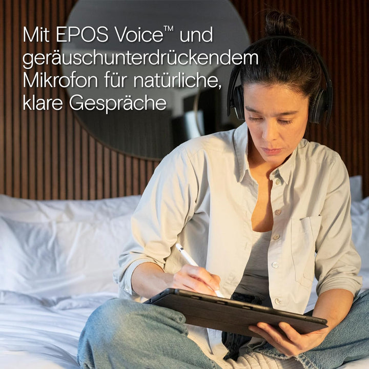 EPOS I SENNHEISER C20 Bluetooth-Headset mit Mikrofon | Wireless Headset mit bis zu 27 Stunden Akkula