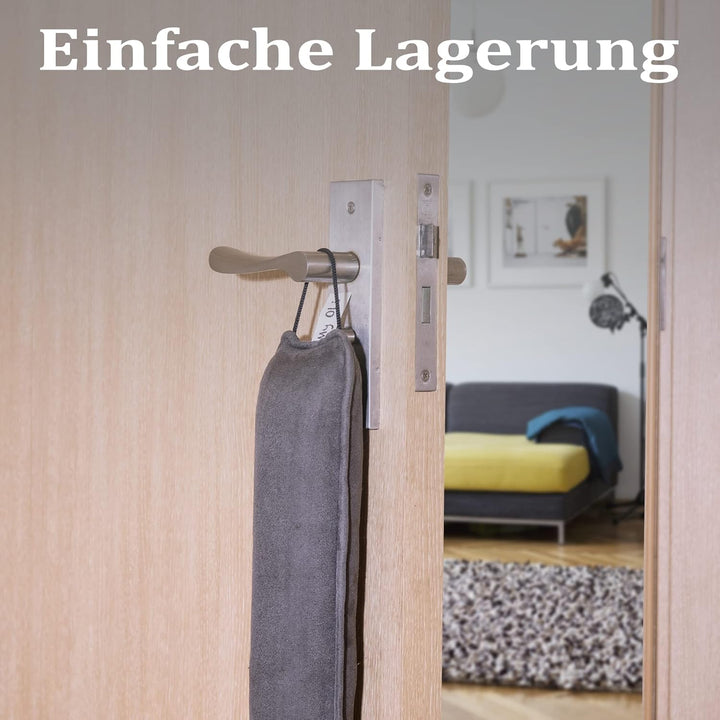 My OLi 91cm Untertür Zugluftstopper Heavy Duty Türzugblocker Geräusch Staub Windstopper Schalldichte