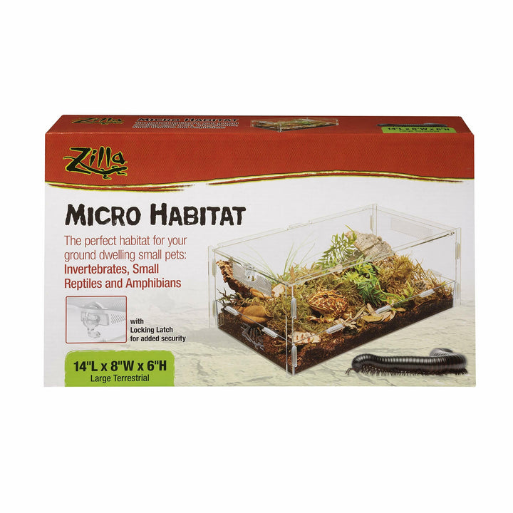 ZILLA Micro Habitats Terrestrisch, gross farblos Large, farblos Large