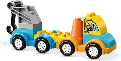 LEGO 10883 DUPLO Mein erster Abschleppwagen, Bauset mit Spielzeugauto für Jungen und Mädchen im Alte