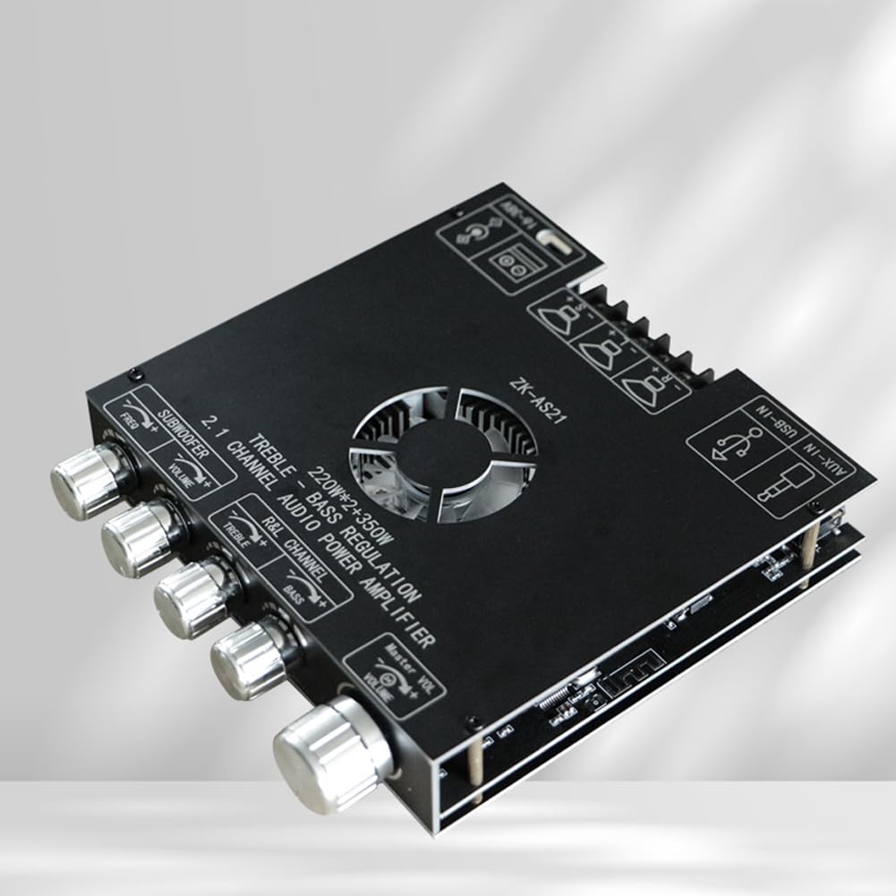 ZK AS21 Audio Verstärkerplatine DC16~38 V 2.1Channel Digitalverstärker Modul mit TPA3255 Chip 220W ~