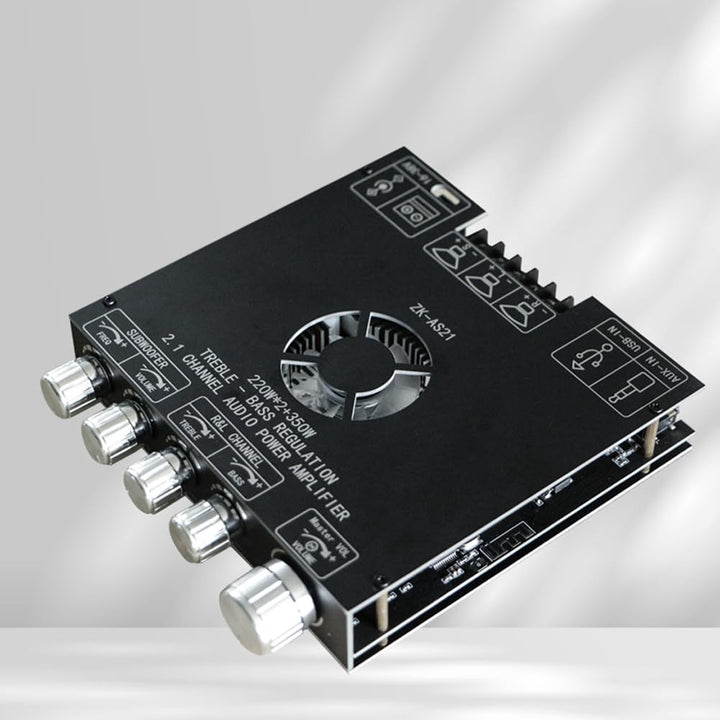 ZK AS21 Audio Verstärkerplatine DC16~38 V 2.1Channel Digitalverstärker Modul mit TPA3255 Chip 220W ~