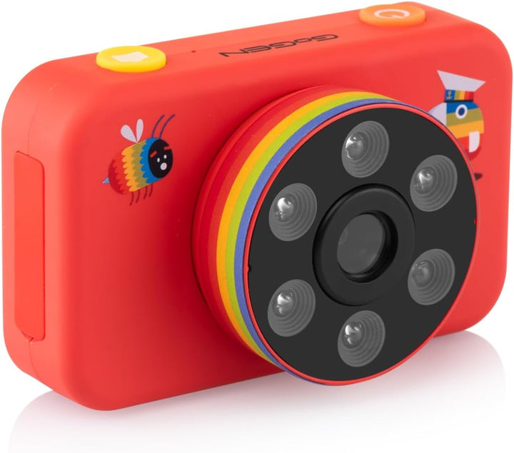 GOGEN DECKO Kinderkamera I Digitalkamera für Kinder I Selfie-Kamera I HD Foto und Video I Fotografis