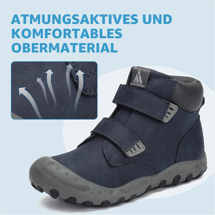 Mishansha Kinder Wanderschuhe rutschfest Leicht Trekking Wanderstiefel für Jungen Mädchen Gr.24-38 2