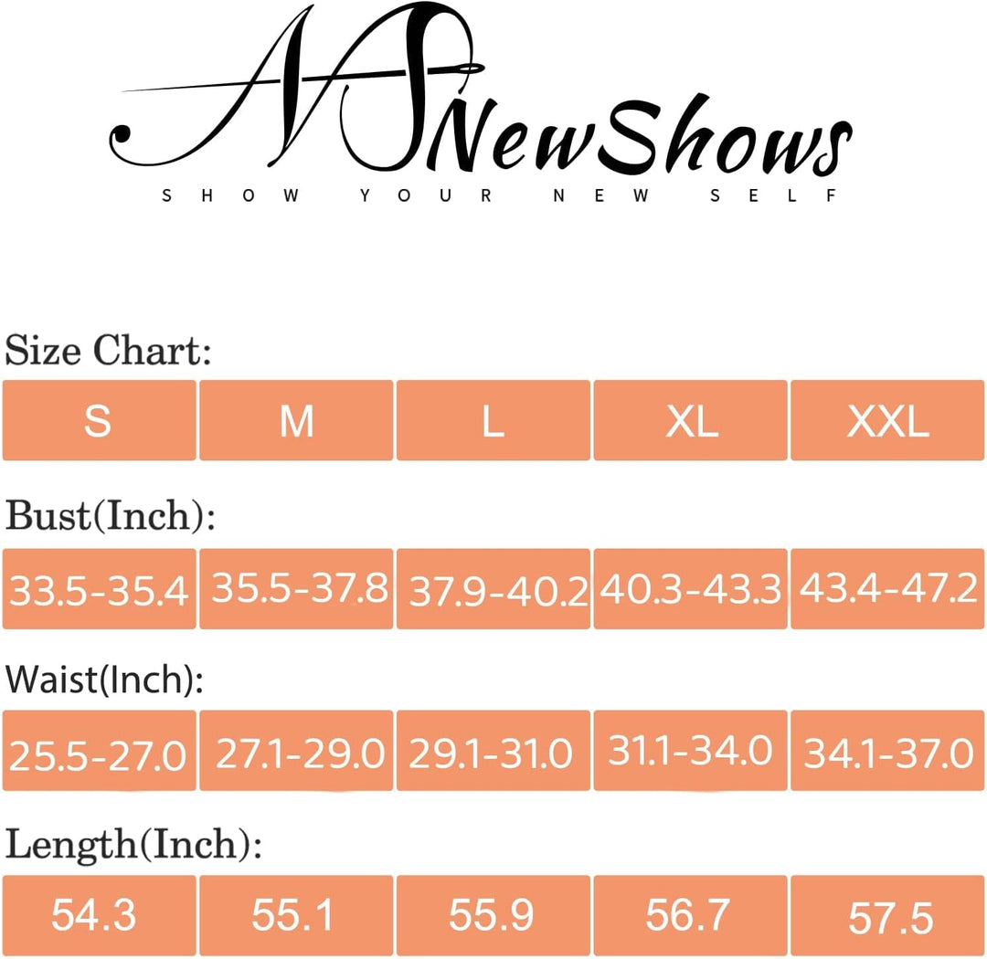 Newshows Sommerkleid Damen Lang Maxikleid Sommer V Ausschnitt Kleid Schlitz Elegant Spaghettiträger