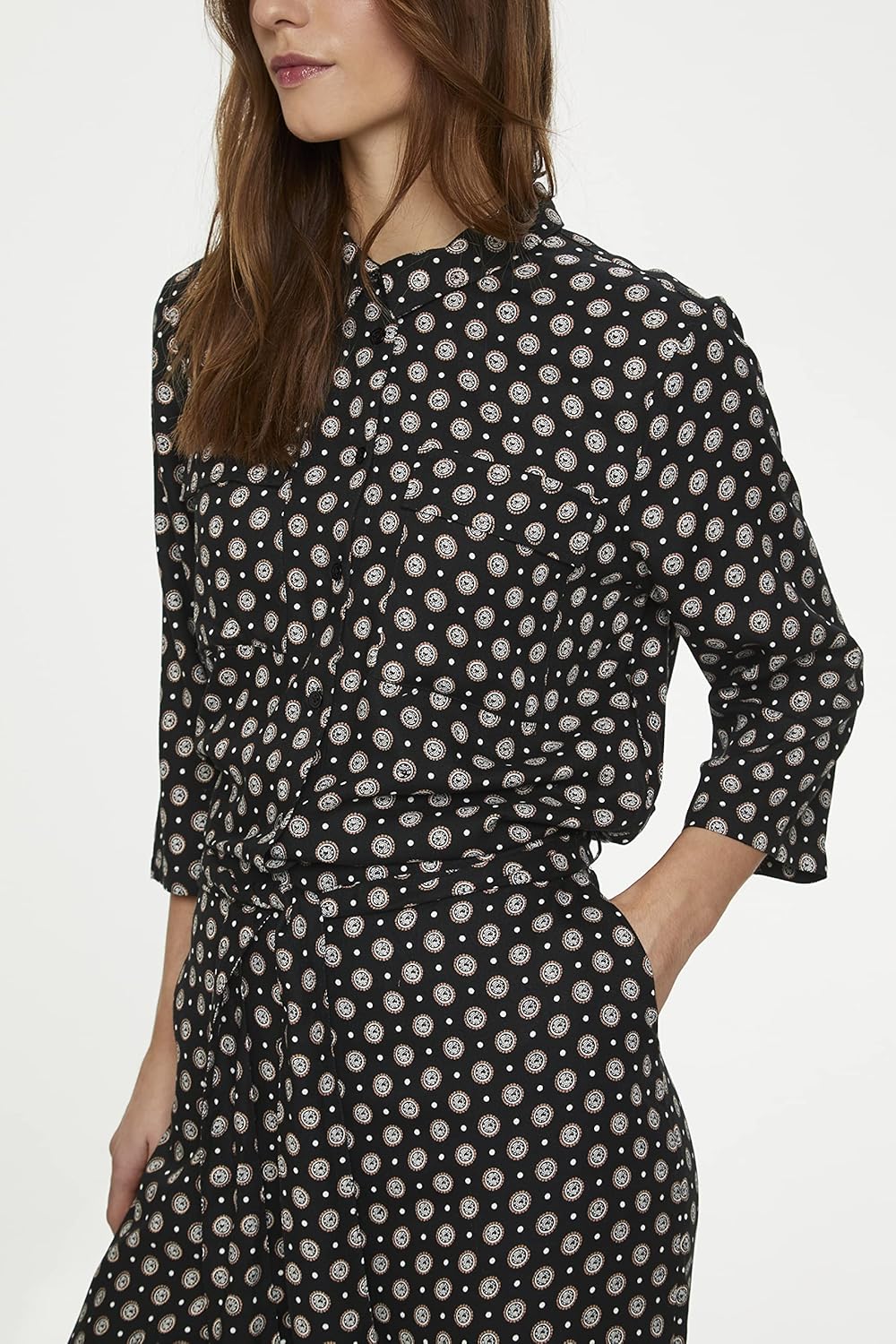 KAFFE Overall KArutie 32 Black Tie/dot AOP, 32 Black Tie/dot AOP