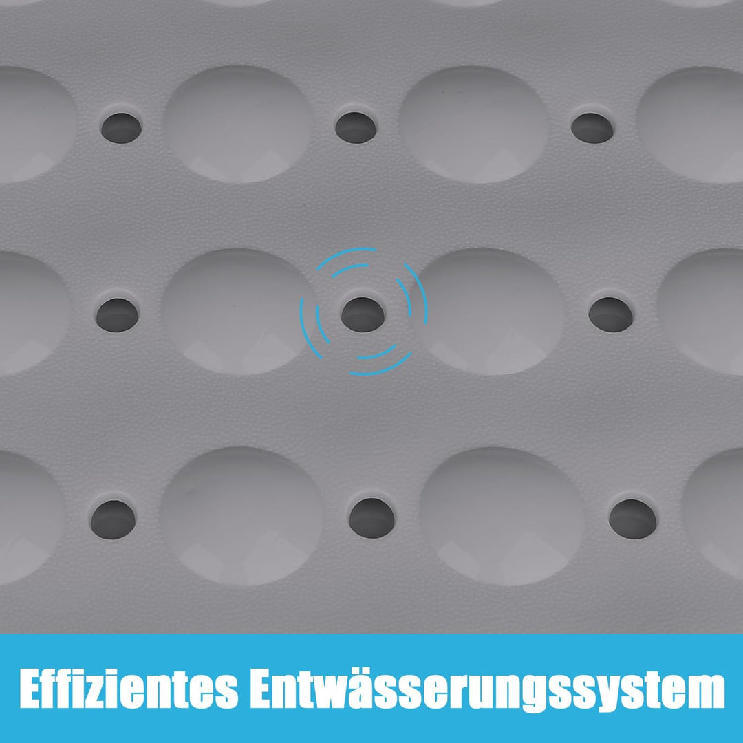 Lurowo Duschmatte rutschfest 80x80cm Duscheinlage, Antirutschmatte mit Saugnäpfe für Dusche oder Bad